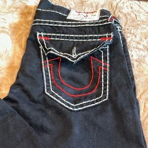 True religion Jeans 36x30 jeans were hemmed with original hem